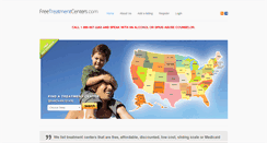 Desktop Screenshot of freetreatmentcenters.com